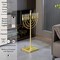 Chabad Style Hanukkah Menorah for Entryway, Living Room, Office, and Kitchen with LED Light Bulbs and Remote Control for Easy Daily Hanukkah Lighting Sequence